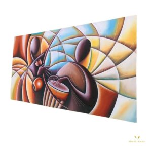 Canvas Painting Wall Art-Playing Drum