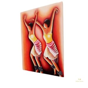 Rwanda Traditional Dance Wall Art-Girls