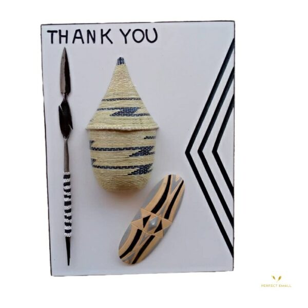 Spear, Basket, Shield Home Decor Wall Art-Thank You