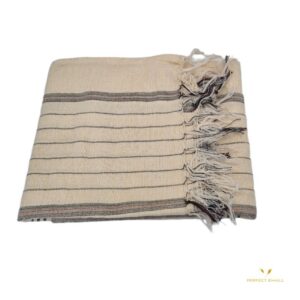 African Kikoy Fabric Scarf Grey