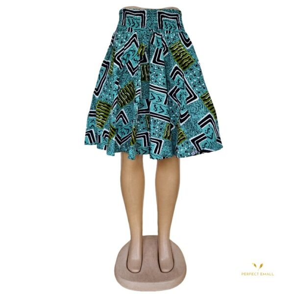 Women African Print Skirt Wax Print Full Circle Skirt