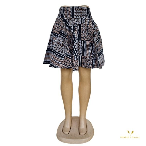 Women African Print Skirt Wax Print Full Circle Skirt