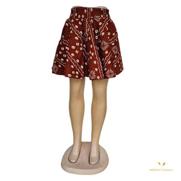 Women African Print Skirt Wax Print Full Circle Skirt