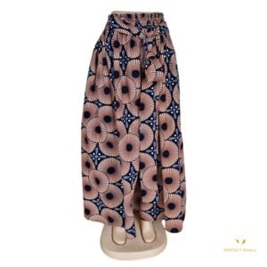 Women African Long Skirts Wax Print Full Circle Skirt