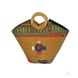 African Handmade Women Handbag with Horn Strap