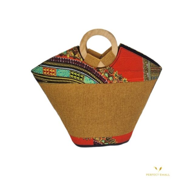 African Handmade Women Handbag with Horn Strap