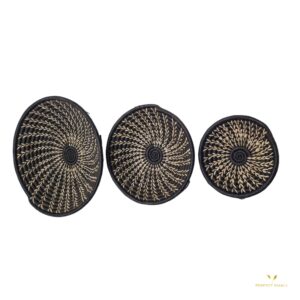 Woven Bowls Wall Hanging Decor – Glowing