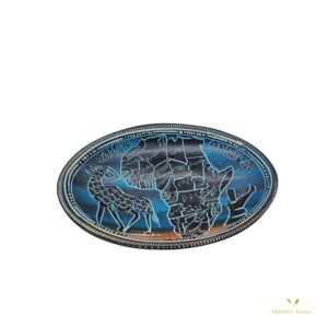 Blue Decorative Plate-Africa