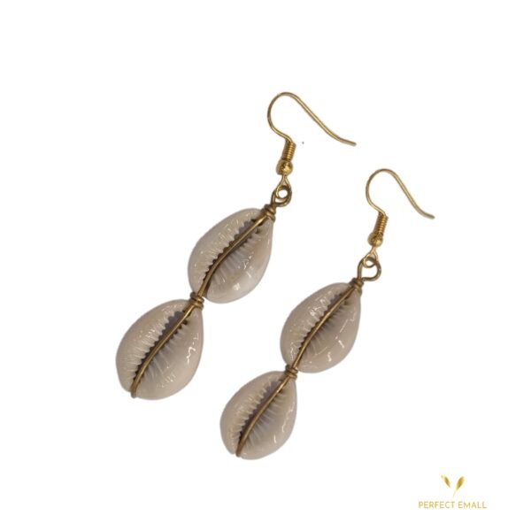 Seashell and Copper Earrings for ladies