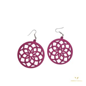 Africa Earrings for Ladies These elegant african print earrings feature a delicate design that beautifully complements any outfit. Crafted from high-quality, they boast a warm, rich hue that catches the light perfectly. The earrings are lightweight and comfortable, making them ideal for all-day wear.