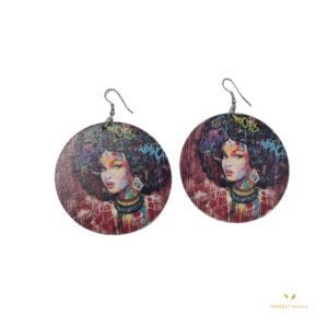 African Print Earrings for Ladies -girl