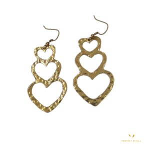 Copper Earring – Hearts