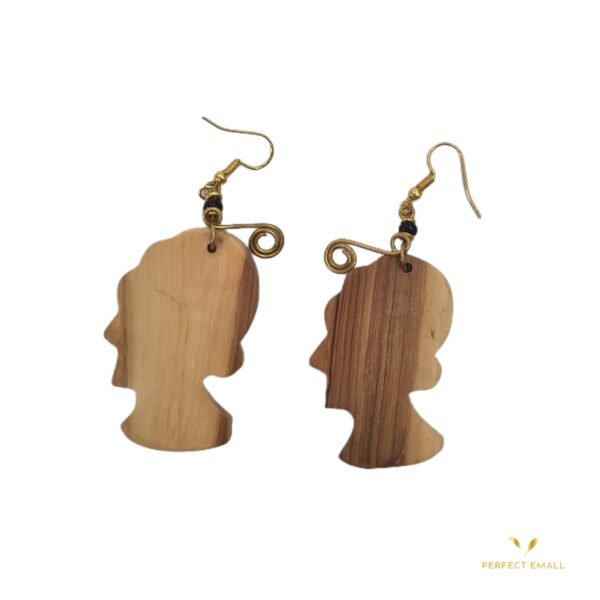 Wooden Earrings for Ladies -head