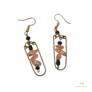 Copper Earrings Gemstone