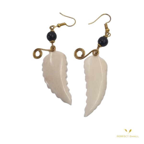 Horn Earring- leaf