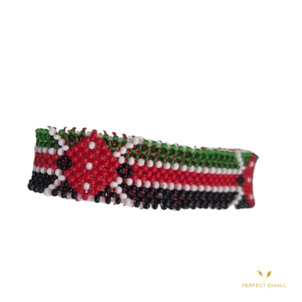 Beads Bracelet for Women Kenya Flag