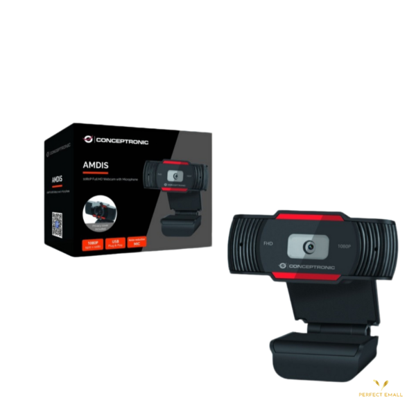 AMDISo4R 1080P Full HD Webcam with Microphone