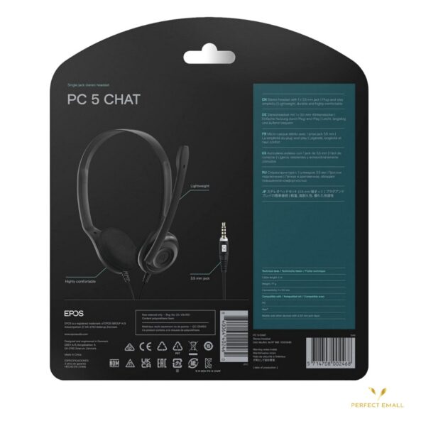 EPOS PC 5 CHAT Stereo Headset - Image 5