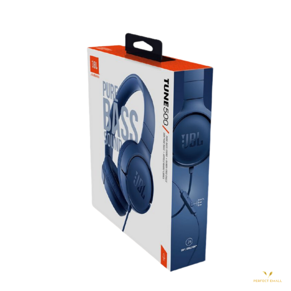 JBL Tune 500 – Pure Bass Wired on-ear Headphones