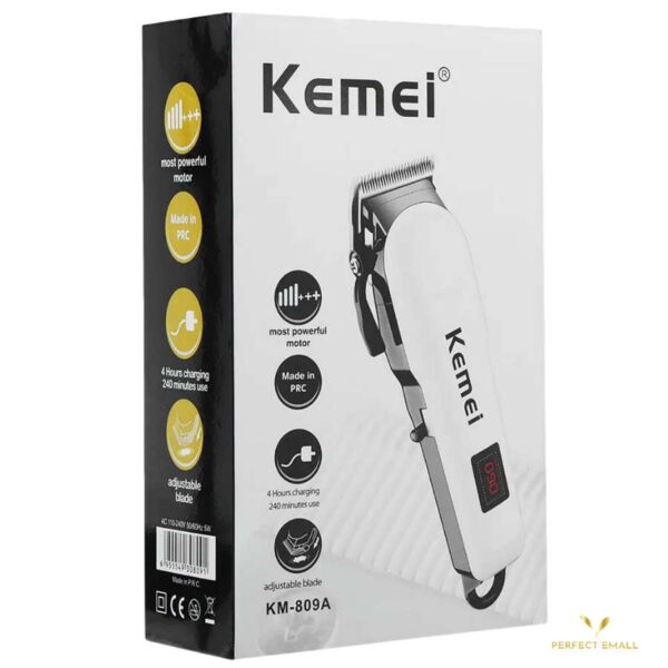 Kemei KM-809A Rechargeable Professional Electric Hair Clipper