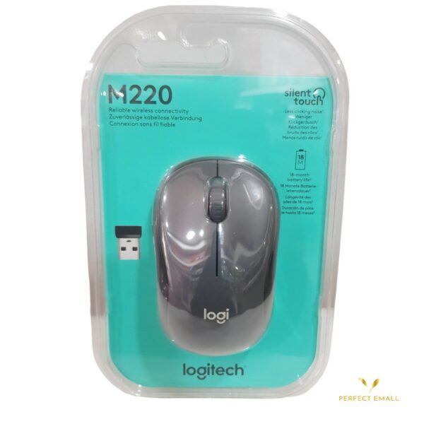 Logitech M220 Wireless Mouse with Silent Clicks