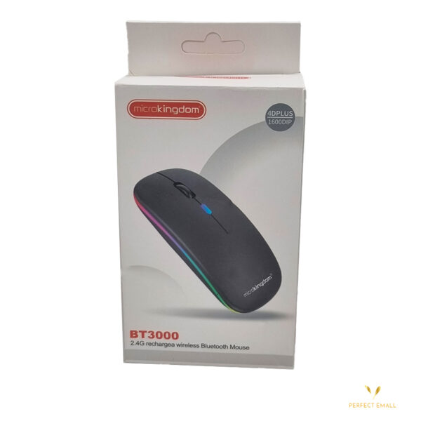 2.4G Rechargeable Wireless Bluetooth Mouse BT3000 - Image 4