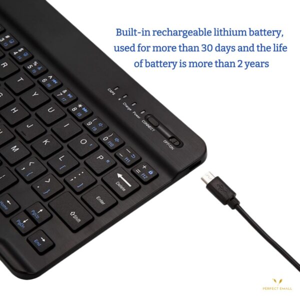 Portable Wireless Bluetooth Keyboard