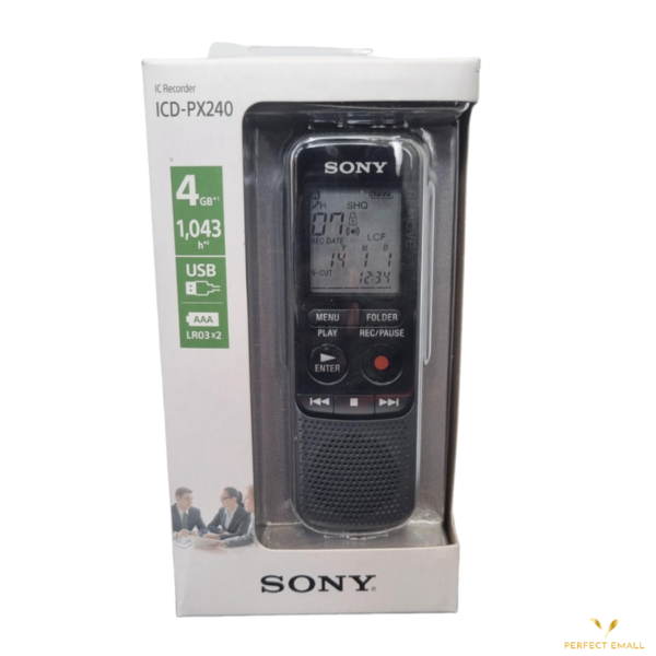 SONY PX240 Digital Voice Recorder 4GB