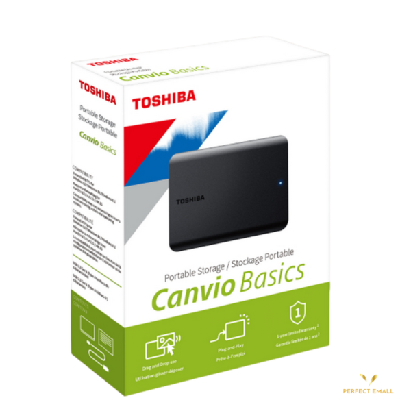 TOSHIBA Portable Storage Canvio Basics 4TB