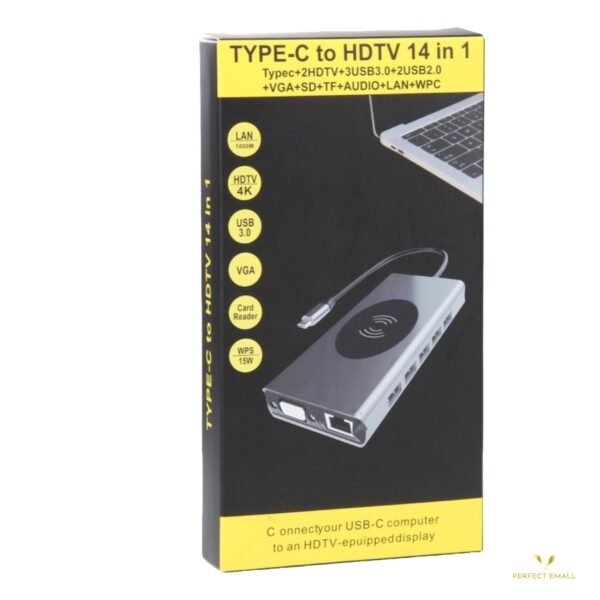 TYPE-C TO USB HUB + Card Reader | 4 in 1