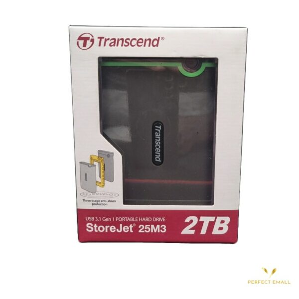 Transcend StoreJet 25M3 External Hard Drive 2TB