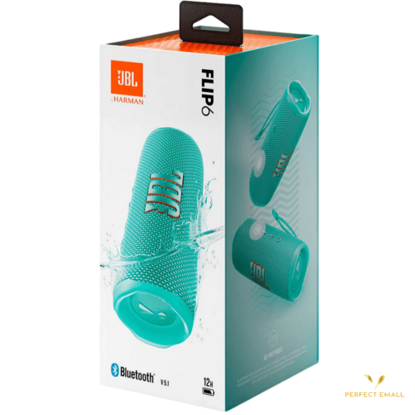 JBL Flip 6 Portable Bluetooth Speaker (Green)