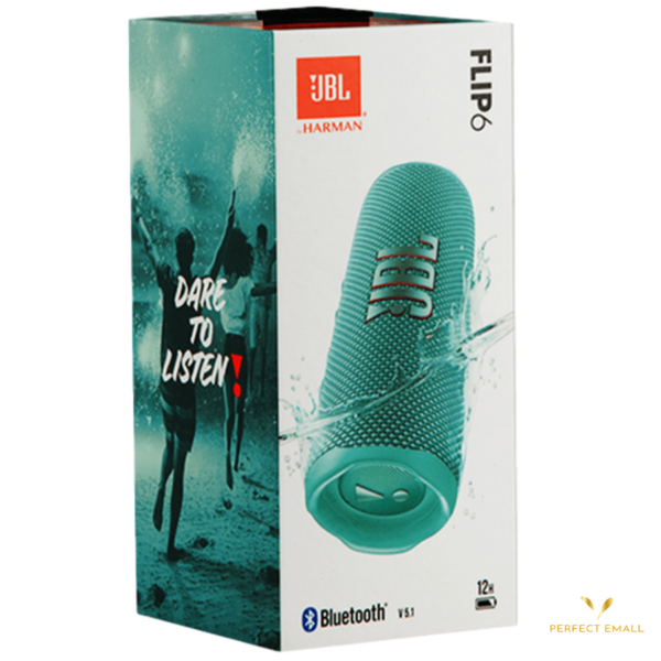 JBL Flip 6 Portable Bluetooth Speaker (Green) - Image 4