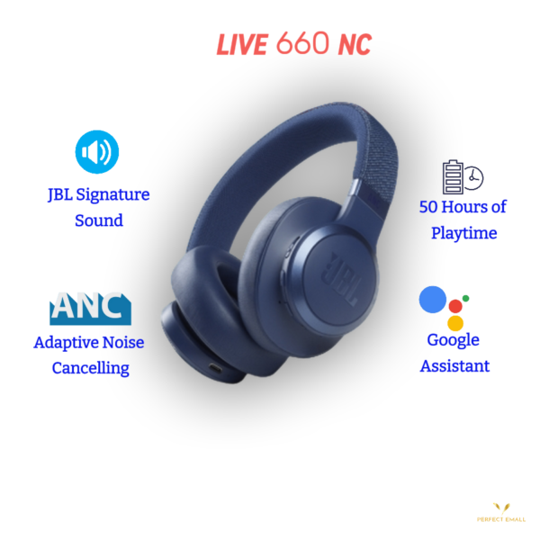 JBL Live 660NC | Wireless over-ear NC Headphone