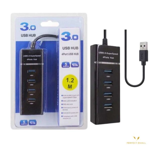 USB 3.0-Superseed 4 Ports Hub