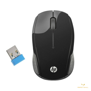 HP Wireless Mouse 200 It has 1000 DPI 2.4GHz Wireless Optical Sensor Smooth cursor