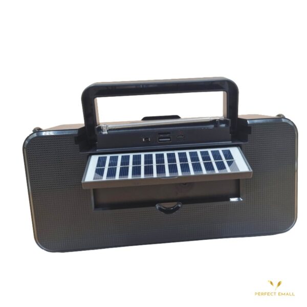 Portable solar-powered Wireless speaker and flashlight HF-F16 - Image 4