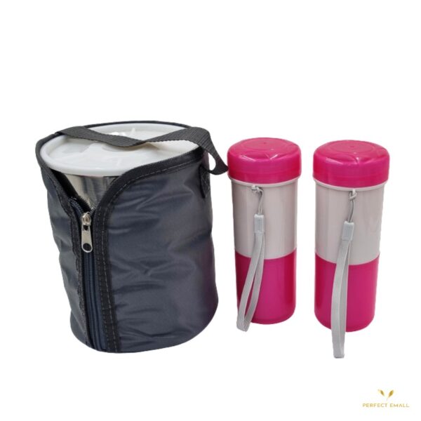 Outdoor Camp Food Keeper Lunch Box Travel Set Bottles - Image 2