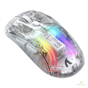 Transparent Wireless Game Mouse X2