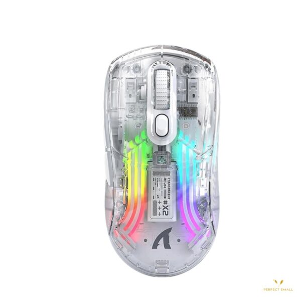 Transparent Wireless Game Mouse X2